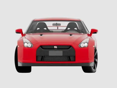 NISSAN GTR R35 2010 3D model