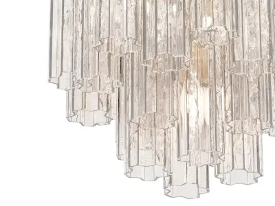 Addis 4 Light Mini Chandelier 3D model