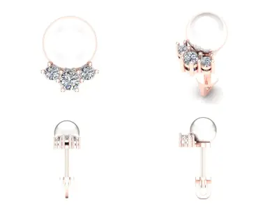 Earrings 48 3D print model