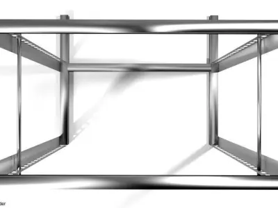 Exercise Storage Power Cage 3D model