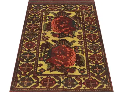 Rug Set 1948 3D model