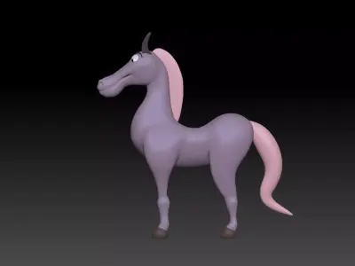Horse 3d Model - Updated Version 3D model