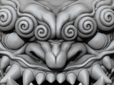  Ghost Control Bracelet Mythical Beast Bracelet 3D model