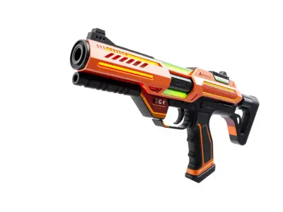 Neon Blaster model pack Low-poly 3D model