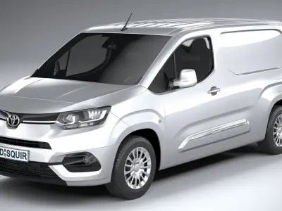 Toyota ProAce City Van Long 2020 3D model