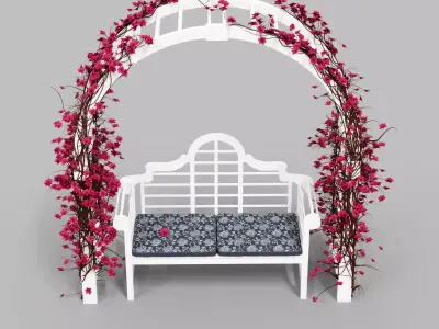 Bougainvillea - Gate Garden 3D model
