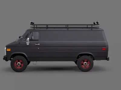 GMC Vandura 1983 4x4 3D model