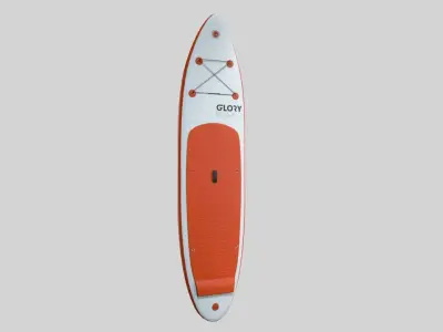 CROSS Allround SUP surfboard Low-poly 3D model