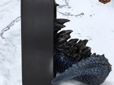 Dragon Tail - Book Nook 3D print model