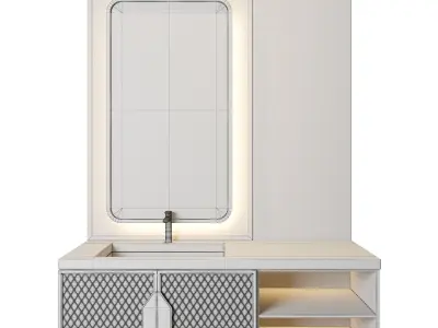 Luxury Bathroom 15 3D model