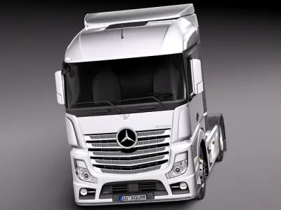 Mercedes Actros Truck 2014 3D model