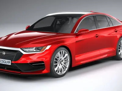 Generic Sedan 2020 v2 3D model