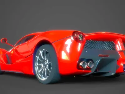 La Ferrari 458GT3 Car 3D model