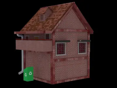 BRICK HOUSE Free 3D model