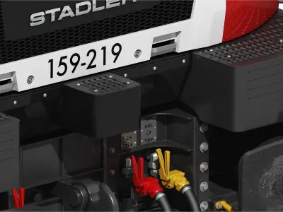 Stadler Euro Dual Lappwaldbahn Cargo 3D model