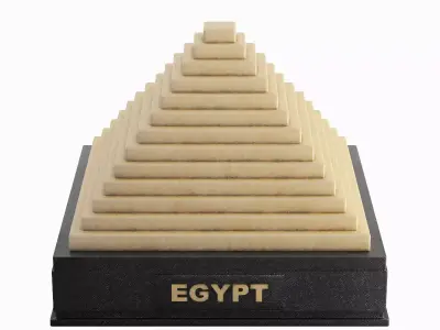 Pyramid Toy A 01 Low-poly 3D model