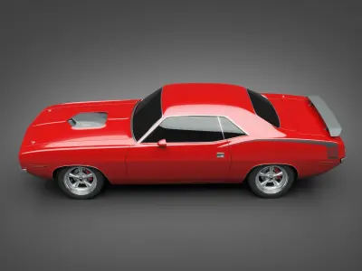 1970 Plymouth HEMI Cuda 3D model