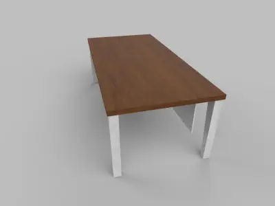 table coffee Low-poly 3D model