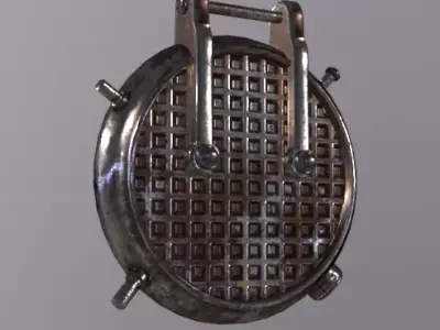 Cave Door  Low-poly 3D model