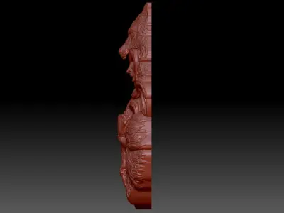 Wolf Woman 3D print model