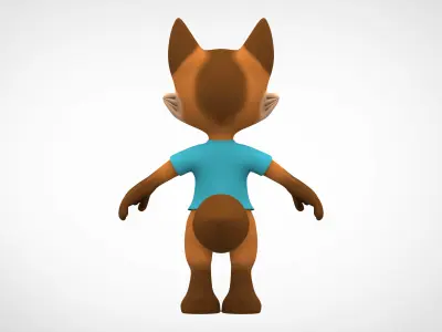 Little Fox 3D model