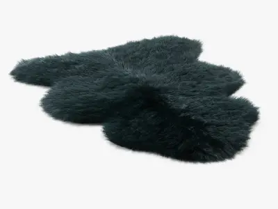 Sheepskin Rug 3D model
