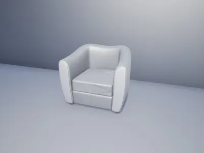 Arm chair Free low-poly 3D model