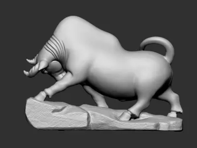 Bull Statue 3D print model