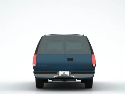 GMC Suburban 1992 3D model