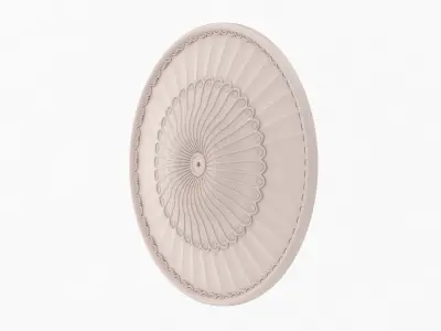 Classic Ceiling Medallion 58 3D model