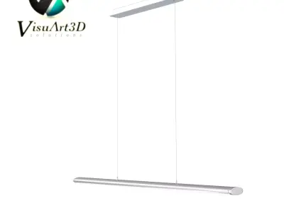 Light 9 model led linear pendant 3D model