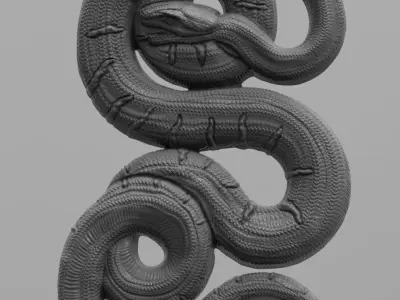 Snake 3D print model