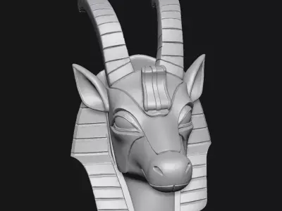 goat sculpture 3D print model