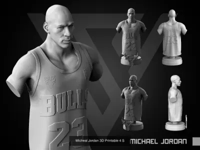  NBA Triangle Lengend 3D Printable 3D Model Pack
