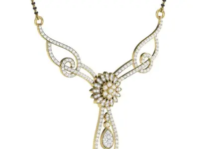 necklace Women 3D print model