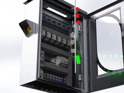 Electrical Panel 3D model