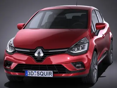 Renault Clio 2017 3D model
