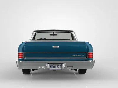 Chevrolet El Camino 1967 3D model