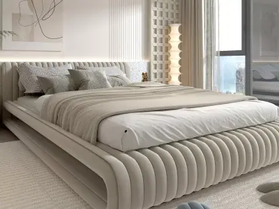 bedroom Low-poly 3D model