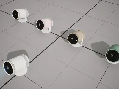 SAMSUNG Projector - BESPOKE The Freestyle Low-poly 3D model