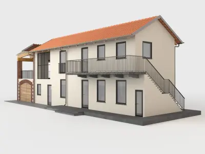  Vacation home Free 3D model