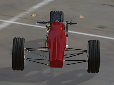 F3 Adrenaline Trike- High Poly 3D model