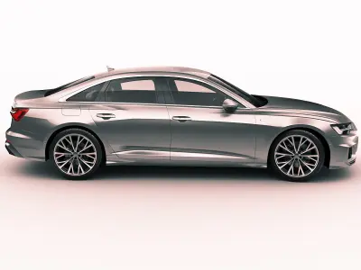 Audi A6 2019 s-line 3D model