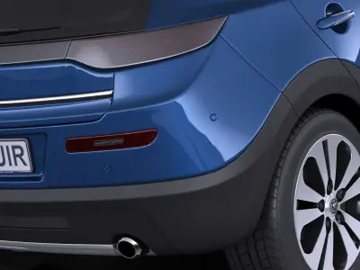 Generic SUV v1 2016 VRAY 3D model