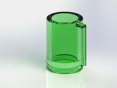 Jug glass mug Free 3D model