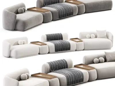  Rene SECTIONAL SOFA 3D model