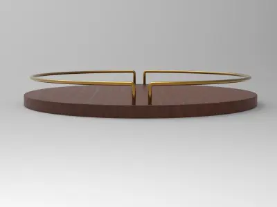 Vita Tray Low-poly 3D model