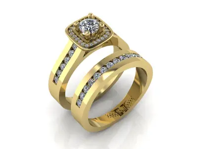Jewelry Ring Gold 3D print model