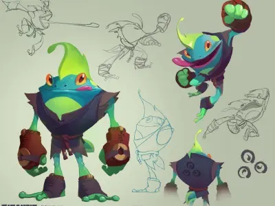 Frogs fantastik 3D model