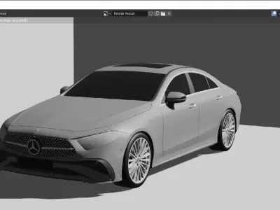 Mercedes AMG GT 63 car 3D model